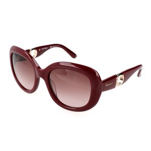 Salvatore Ferragamo Burgundy Sunglasses